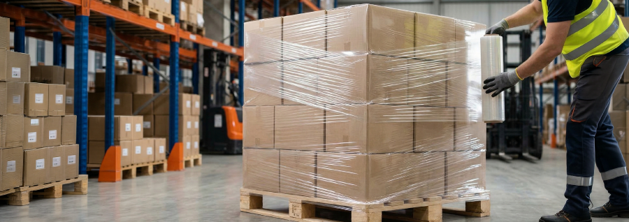 Stretch Film in Warehouse